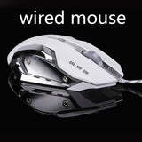 Silent mute noiseless 3200dpi Adjustment USB 6D Wired Optical Computer Gaming Mouse LED Mice for Computer PC Laptop for Dota 2