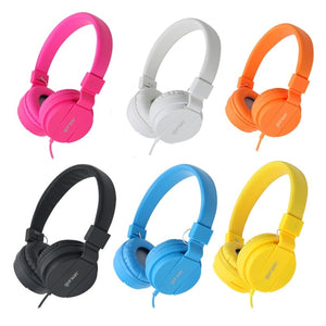 DEEP BASS Headphones Earphones 3.5mm AUX Foldable Portable Adjustable Gaming Headset For Phones MP3 MP4 Computer PC Music Gift