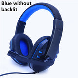 Gaming Headphone Headphones Headset Deep Bass Stereo With Mic Adjustable 3.5mm Wired led For computer Laptop Gamer Earphone