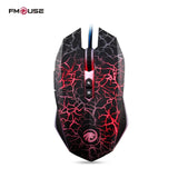 Original FMOUSE X8 Dazzle Colour Diamond Edition Gaming Mouse Wired Mouse Gamer Optical Computer Mouse For Pro Gamer