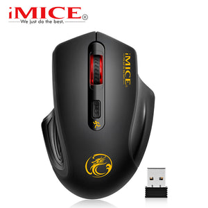 imice Wireless Mouse 2000DPI USB 3.0 Optical Fashion Computer Mouse USB Receiver Gaming Mice Ergonomic Design For PC Laptop