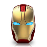 Iron Man Mouse Wireless Mouse Gaming Mouse Gamer Computer Mice Button Silent Click 800/1200/1600/2400DPI Adjustable computer