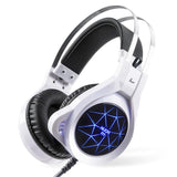 NUOXI N1 Computer Stereo Gaming Headphones Best Casque Deep Bass Game Earphone Headset with Mic LED Light for PC Gamer