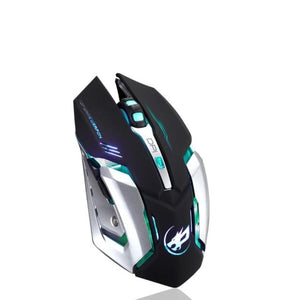 Rechargeable T1 Wireless Silent LED Backlit USB Optical Ergonomic Gaming Mouse LOL Gaming Mouse Surfing The Mouse # ZC