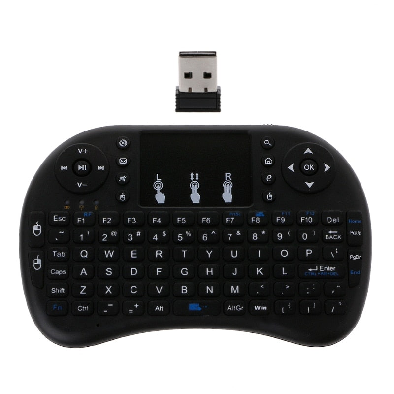 English 2.4GHz Wireless i8 Keyboard Touchpad Fly Air Mouse For Android TV PS3