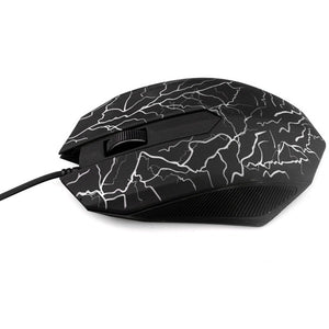 3 Buttons USB Wired Luminous Gamer Computer Gaming Mouse 3200DPI LED Small Special 3D Shaped Portable Computer Souri Gamer Mouse