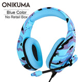 ONIKUMA K1 casque Gaming Headset PC Gamer Stereo Earphones Headphones with Microphone for PS4 New Xbox One Gamepad Laptop Tablet