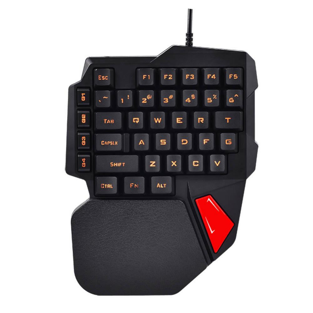Gaming Keyboard K108 Mechanical One-Handed Keyboard For PUGB Mobile Game Left Hand Small Keyboard dropship 8.27