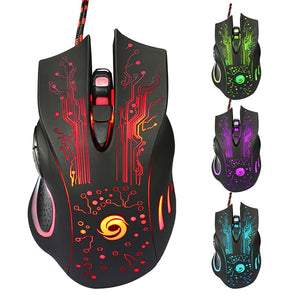 Hot 6D USB Wired Gaming Mouse 3200DPI 6 Buttons LED Optical Professional Pro Mouse Gamer Computer Mice for PC Laptop Games Mice
